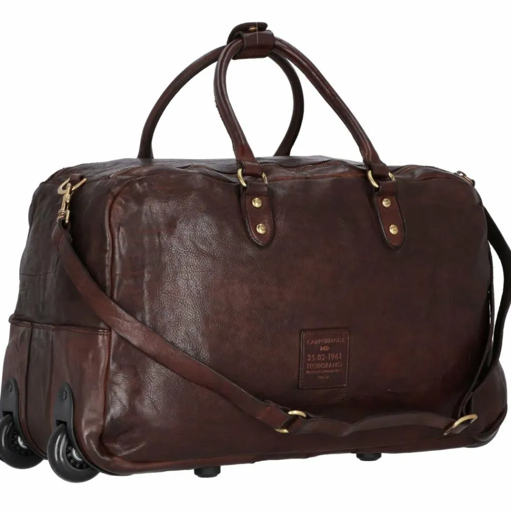 Discount Campomaggi 2 Rollen Reisetasche Leder 57 cm moro