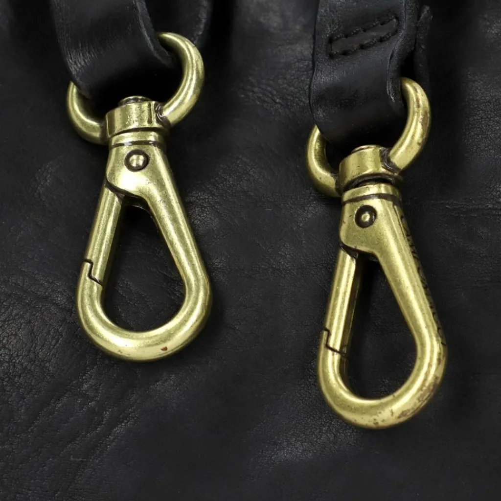 Campomaggi Umhängetaschen<Agata Umhängetasche Leder 19.5 cm nero