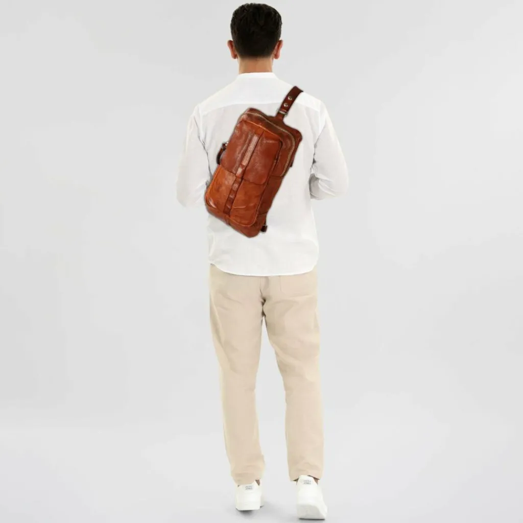 Campomaggi Umhängetaschen<Avocado Sling Bags Leder 36 cm cognac