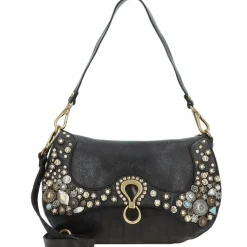 Campomaggi Schultertaschen<Bella Di Notte Schultertasche Leder 29 cm nero