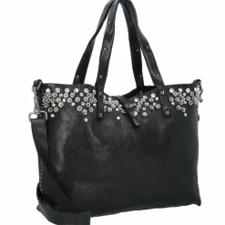 Clearance Campomaggi Bella di Notte Shopper Tasche Leder 36 cm nero