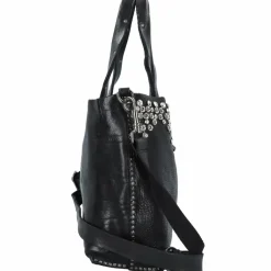Clearance Campomaggi Bella di Notte Shopper Tasche Leder 36 cm nero