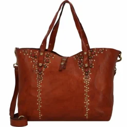 New Campomaggi Bella Shopper Tasche Leder 36 cm cognac