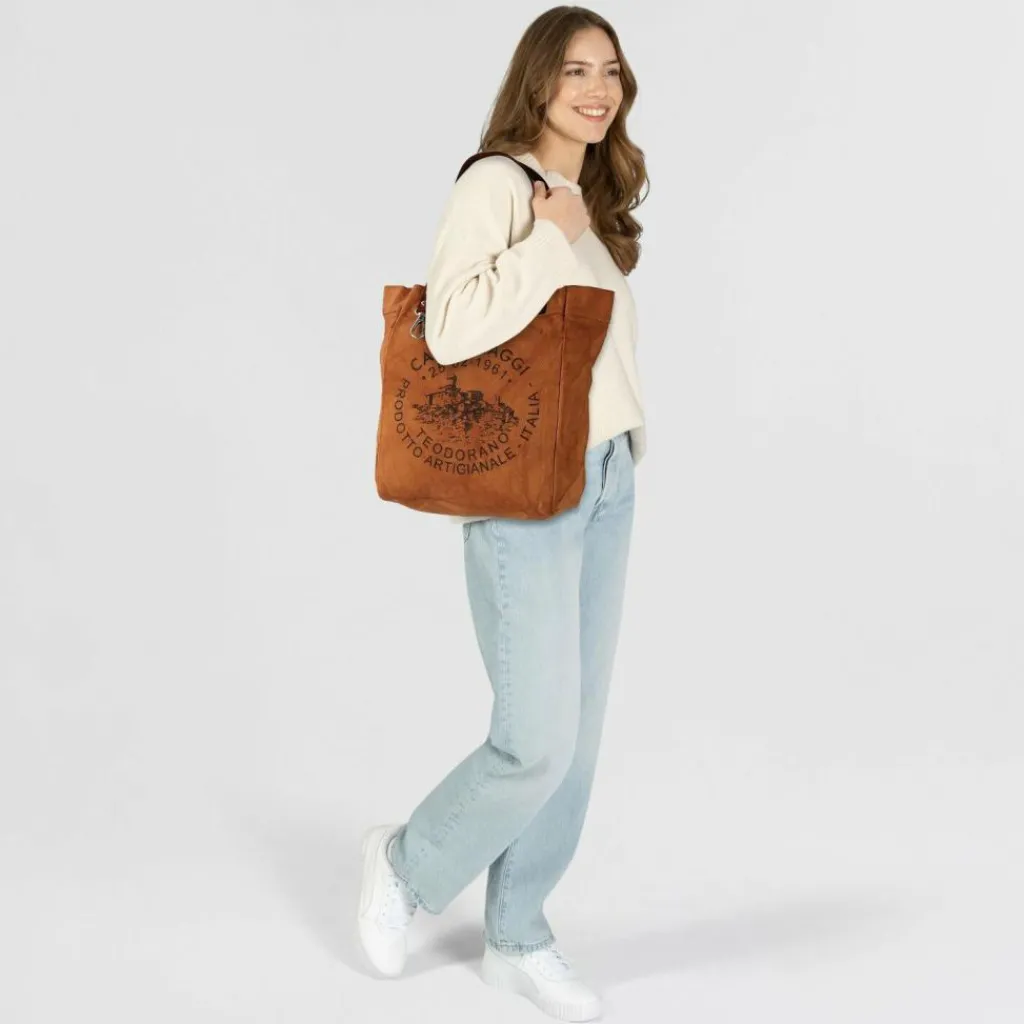 Campomaggi Shopper|Schultertaschen<Buganvillea Shopper Tasche 34 cm cognac