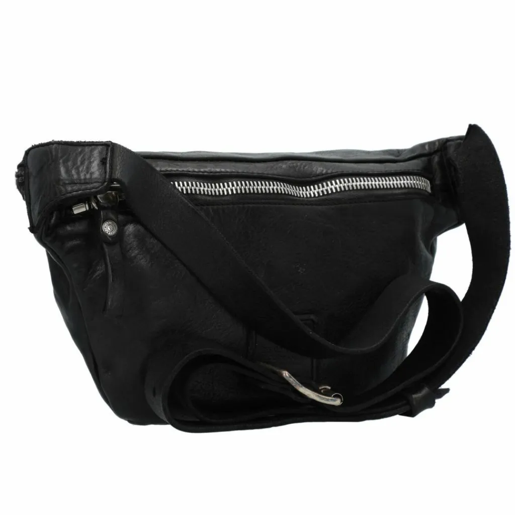 Outlet Campomaggi Corniolo Gürteltasche Leder 26 cm nero