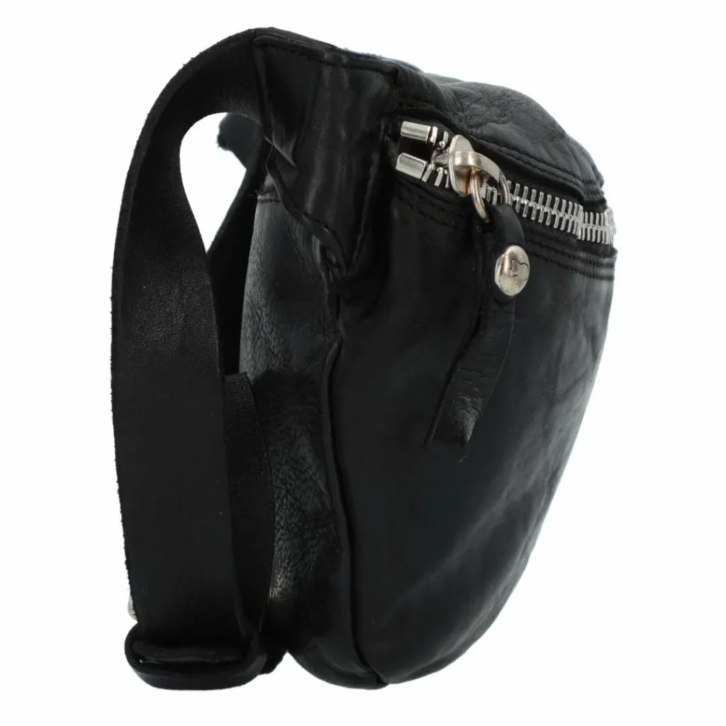 Outlet Campomaggi Corniolo Gürteltasche Leder 26 cm nero