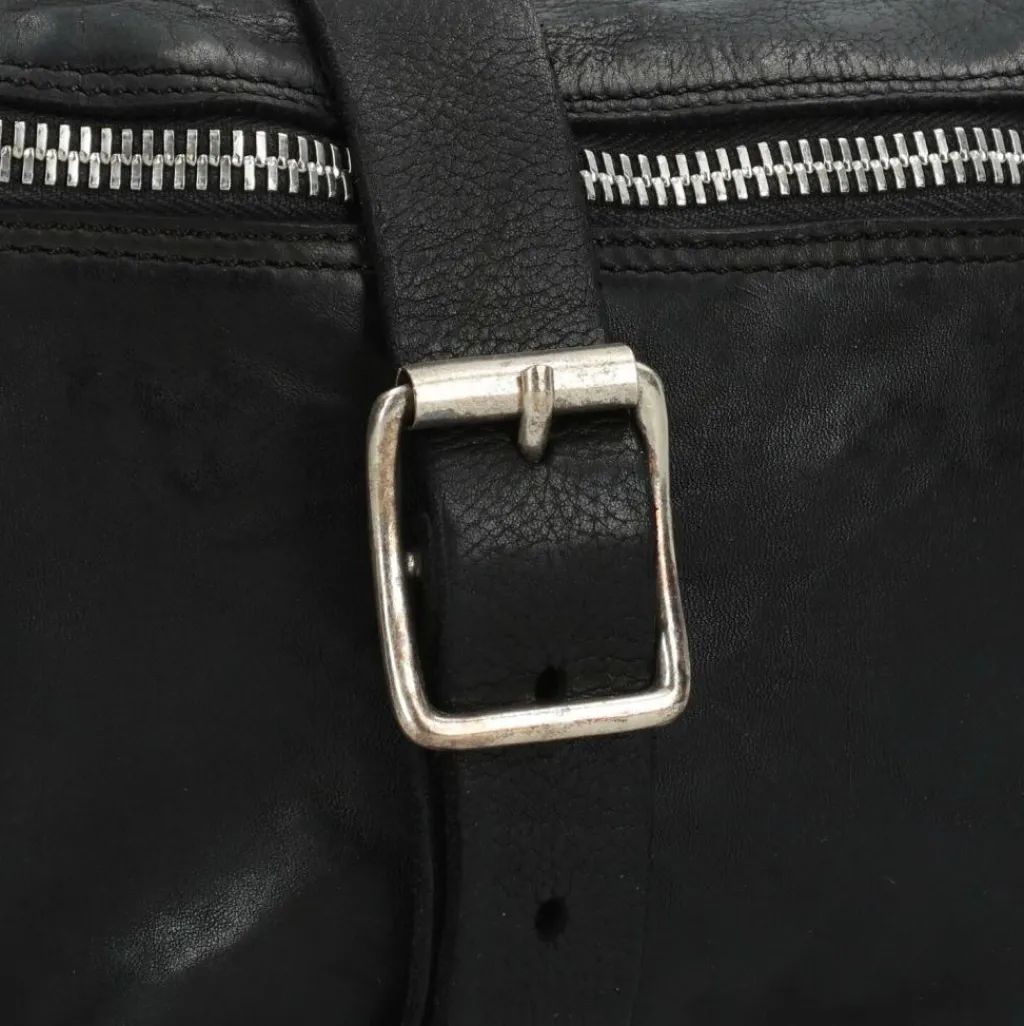 Outlet Campomaggi Corniolo Gürteltasche Leder 26 cm nero