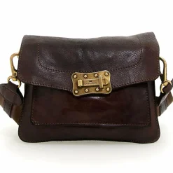 Discount Campomaggi Donna Schultertasche Leder 22 cm moro