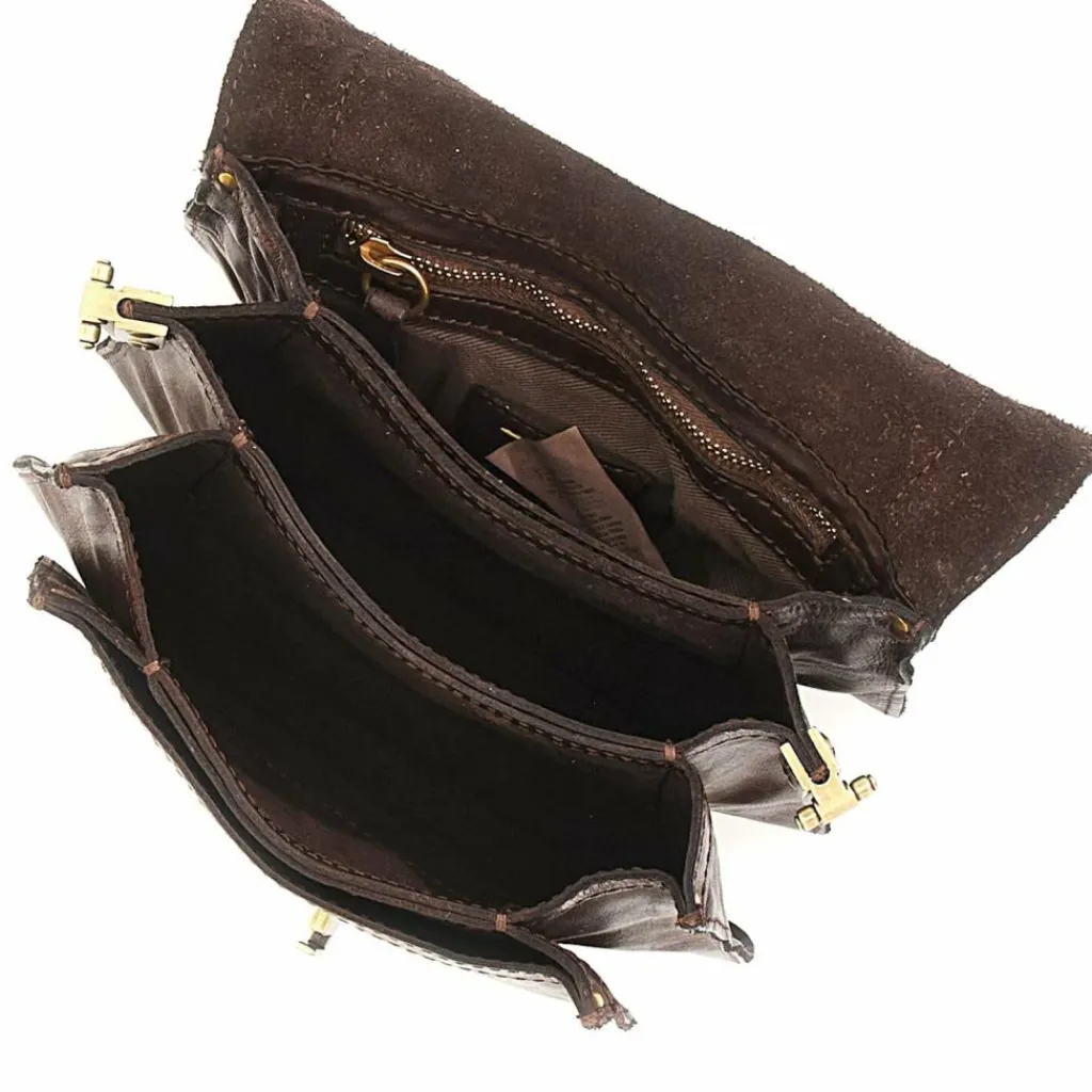 Discount Campomaggi Donna Schultertasche Leder 22 cm moro