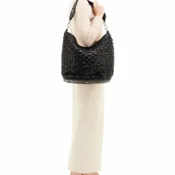 Hot Campomaggi Edera Schultertasche Leder 30 cm nero