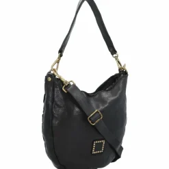 Hot Campomaggi Edera Schultertasche Leder 28 cm nero