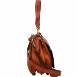 Best Campomaggi Enza Schultertasche Leder 35 cm cognac
