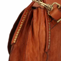 Best Campomaggi Enza Schultertasche Leder 35 cm cognac