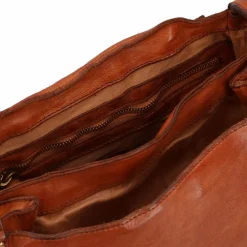 Best Campomaggi Enza Schultertasche Leder 35 cm cognac