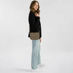 Campomaggi Schultertaschen<Fulvia Schultertasche 21 cm beige-nero