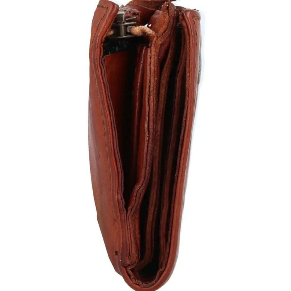 Sale Campomaggi Geldbörse Leder 15,5 cm cognac