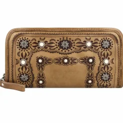 Damen Campomaggi Geldbörse Leder 21,5 cm