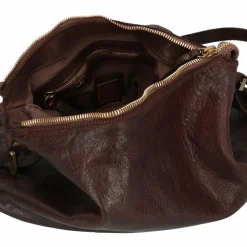 Outlet Campomaggi Giuliana Schultertasche Leder 36 cm moro