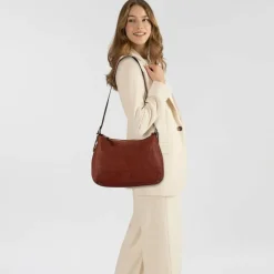 Campomaggi Giuliana Schultertasche Leder 36 cm