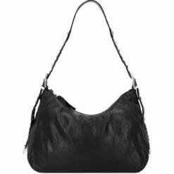Sale Campomaggi Giuliana Schultertasche Leder 36 cm nero