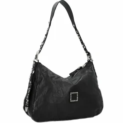 Sale Campomaggi Giuliana Schultertasche Leder 36 cm nero