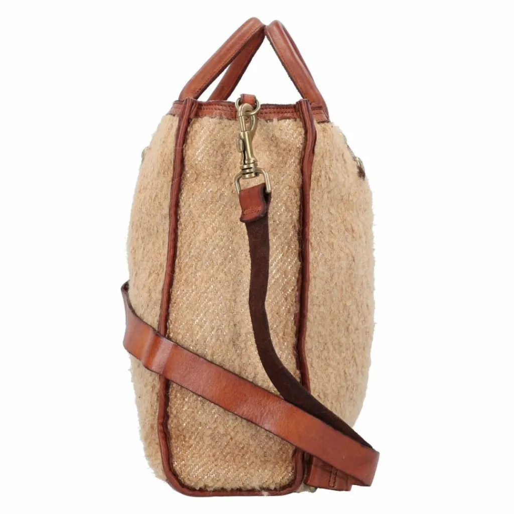 Sale Campomaggi Handtasche 40 cm naturale+oro+t-cognac