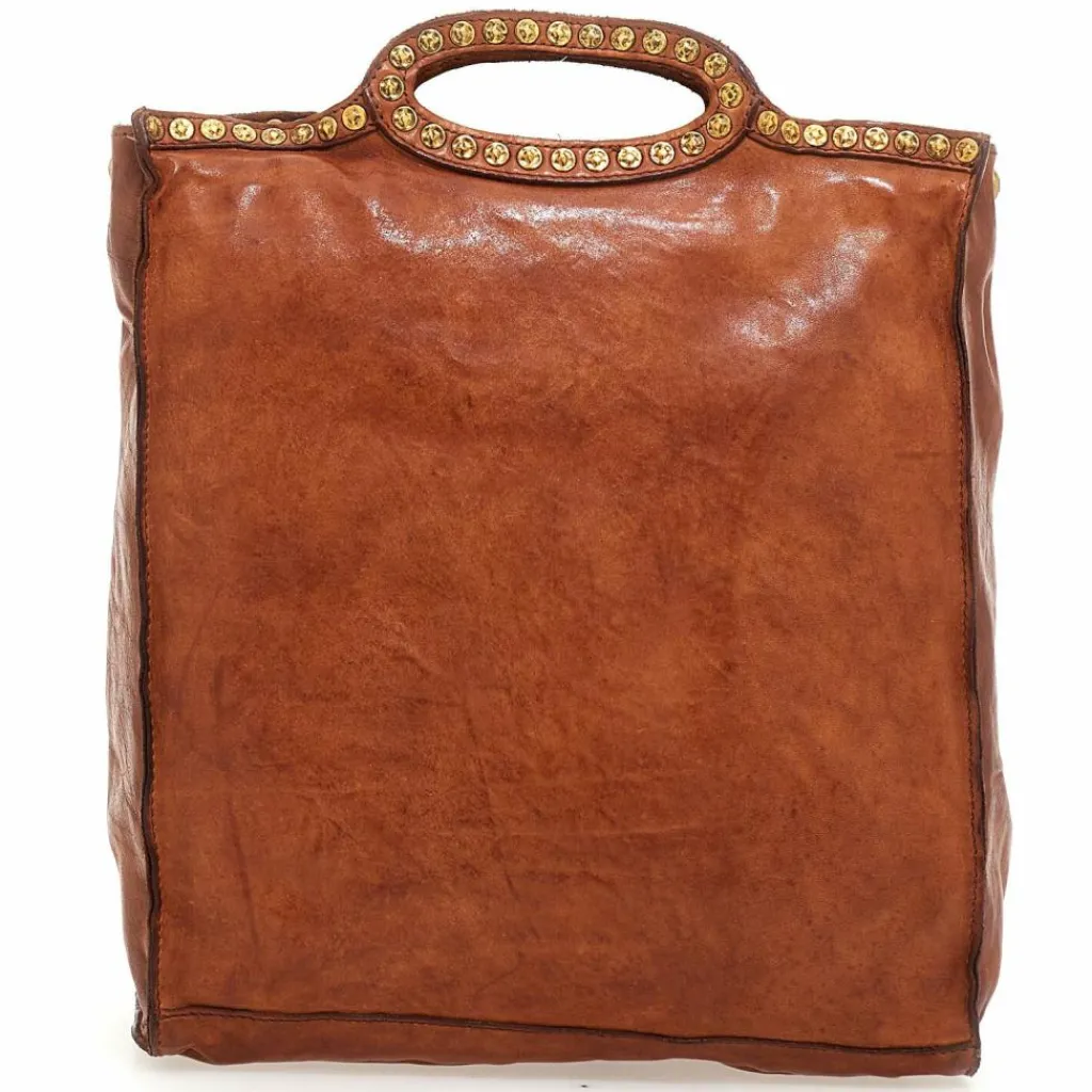 Best Campomaggi Handtasche Leder 30 cm cognac