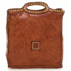 Best Campomaggi Handtasche Leder 30 cm cognac