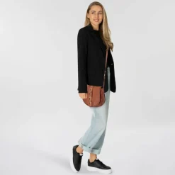 Campomaggi Umhängetaschen<Irene Umhängetasche Leder 23 cm cognac