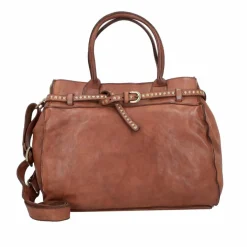 Discount Campomaggi Kura Handtasche Leder 33 cm cognac