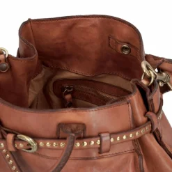 Discount Campomaggi Kura Handtasche Leder 33 cm cognac