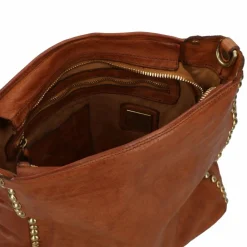 Clearance Campomaggi Lisa Schultertasche Leder 26 cm cognac