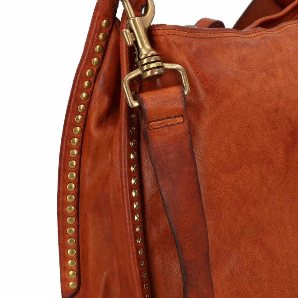 Campomaggi Schultertaschen<Luana Schultertasche Leder 43 cm cognac
