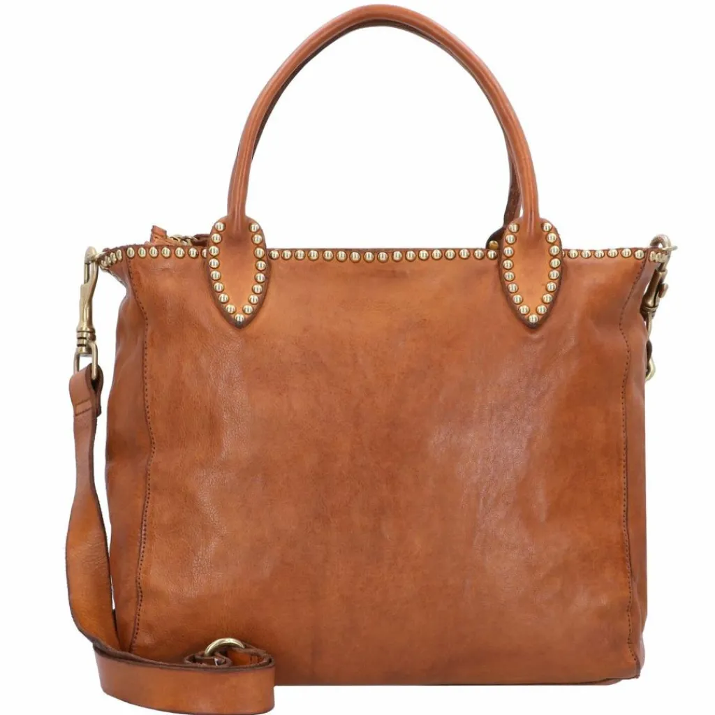 New Campomaggi Malachite Shopper Tasche Leder 33 cm cognac