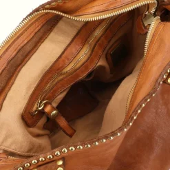 New Campomaggi Malachite Shopper Tasche Leder 33 cm cognac