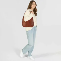 Campomaggi Mangrovia Schultertasche Leder 35 cm