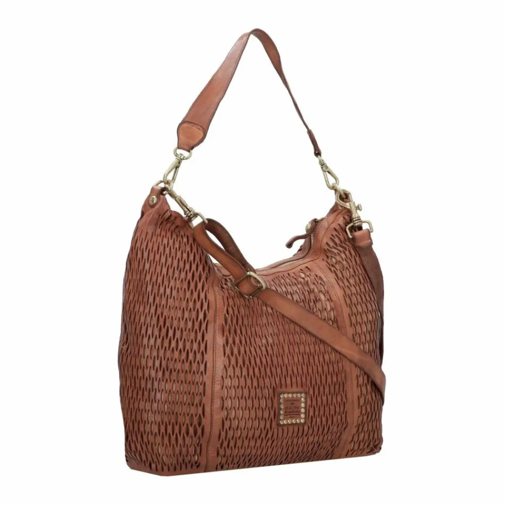 Campomaggi Mangrovia Schultertasche Leder 35 cm