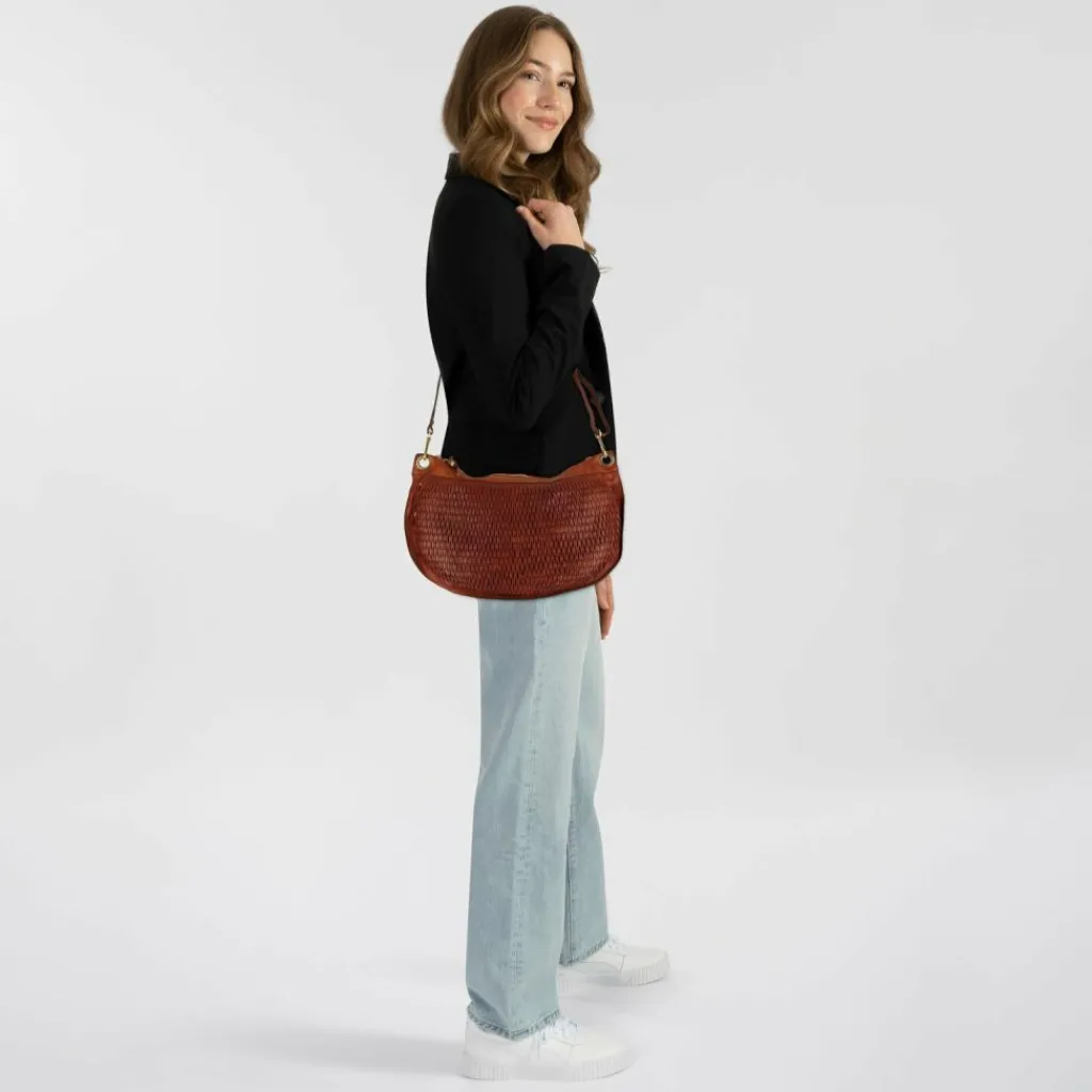 Campomaggi Umhängetaschen<Mangrovia Umhängetasche Leder 41 cm cognac