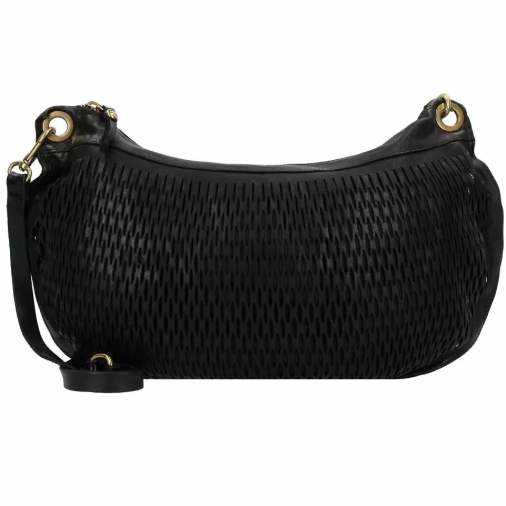 Online Campomaggi Mangrovia Umhängetasche Leder 41 cm nero