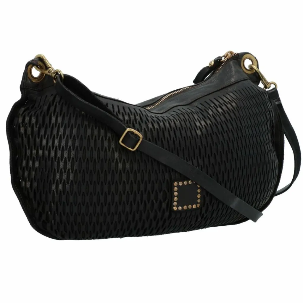 Online Campomaggi Mangrovia Umhängetasche Leder 41 cm nero