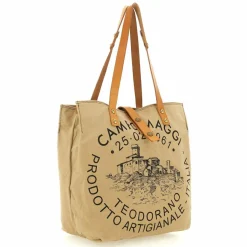 Campomaggi Schultertaschen<Manici Schultertasche 29 cm beige-nera