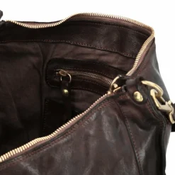 Campomaggi Henkeltaschen|Schultertaschen<Mogano Schultertasche Leder 44 cm moro