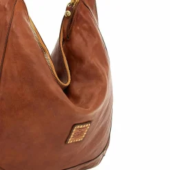 Best Campomaggi Mogano Schultertasche Leder 44 cm cognac