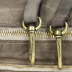 Best Campomaggi Nicole Umhängetasche Leder 32 cm cemento