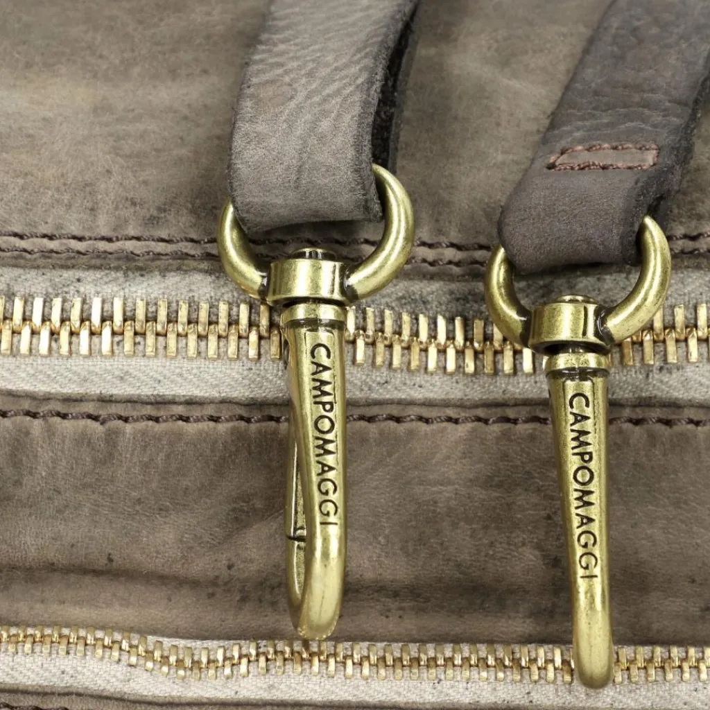 Best Campomaggi Nicole Umhängetasche Leder 32 cm cemento