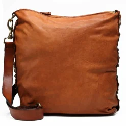 Discount Campomaggi Nunzia Schultertasche Leder 27 cm cognac