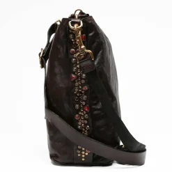 Campomaggi Schultertaschen<Nunzia Schultertasche Leder 27 cm moro