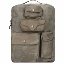 Campomaggi Lederrucksäcke|Daypacks<Pino Daypack Leder 39.5 cm cemento