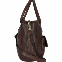 Clearance Campomaggi Schultertasche Leder 29 cm moro