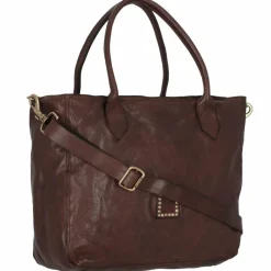 Clearance Campomaggi Schultertasche Leder 29 cm moro